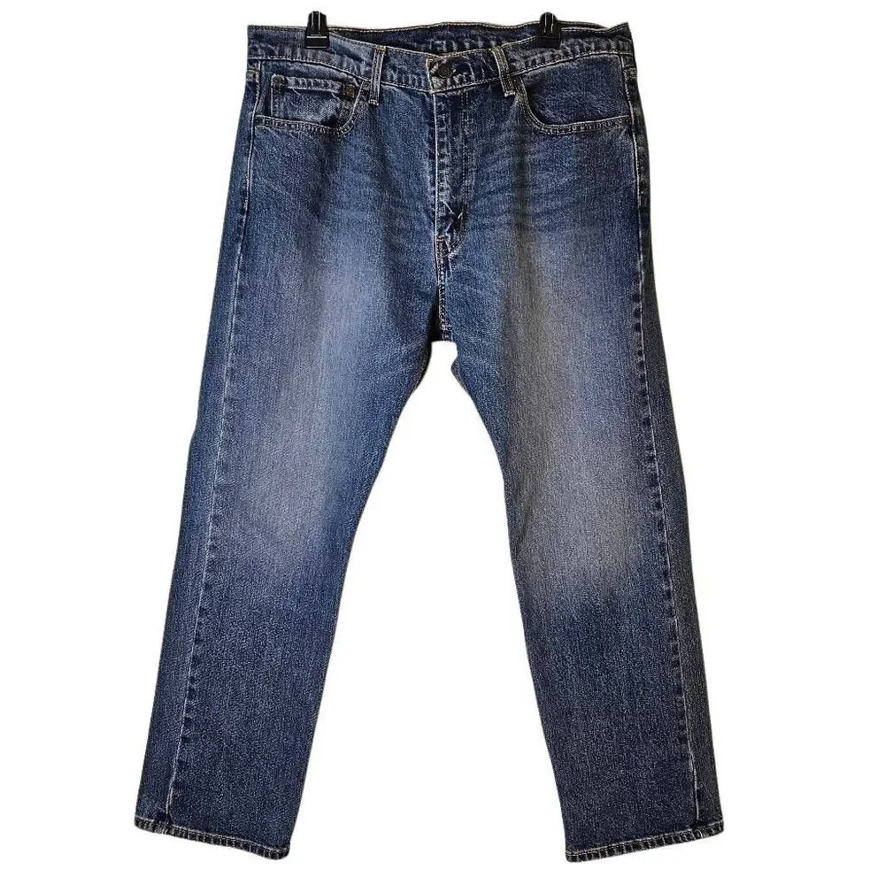 Levi's mens 505 jeans, regular fit straight. 36X29.    #999